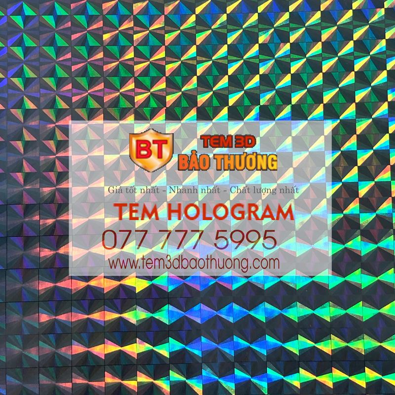 Tem Hologram - Tem 3D Bảo Thương - Công Ty TNHH Tem 3D Bảo Thương